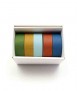 Set de cinta adhesiva de colores, 5 unidades