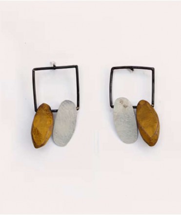 Pendientes mr_p_06 ocre
