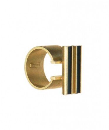 Anillo oro y turmalinas
