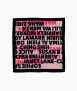 Mocador Judy, 66X66 cm - fucsia/ negre