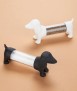 Dispensador de Palillos/Salero/Pimentero Teckel Blanco