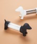 Dispensador de Palillos/Salero/Pimentero Teckel Negro
