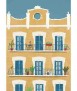 Làmina façana Eixample, groc 30x40 cm.