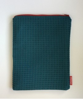 Estoig Waffle Blau Gran