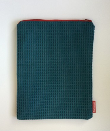 Estoig Waffle Blau Gran