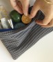 Estuche Waffle Gris Pequeño