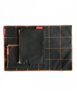 Kit de Táper. Gris Oscuro - Naranja