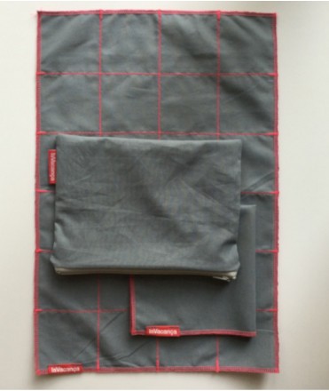 Kit de Táper. Gris Claro - Rosa