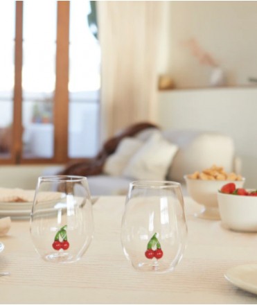 Set 2 Vasos Cherry