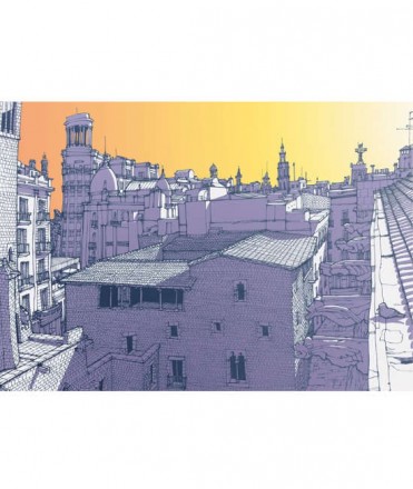 Postal: Plaça del Rei