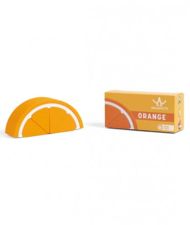 Juguete apilable naranja
