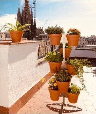 Soporte modular para macetes 
