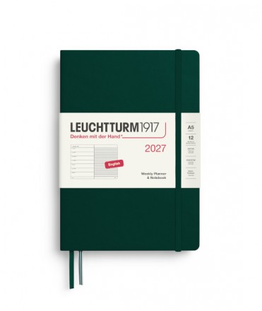 Agenda Setmanal 2027 A5 Forest Green