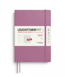 Agenda Setmanal 2027 A5 Rosa