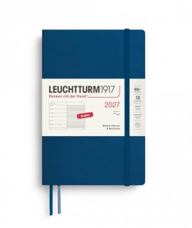 Agenda Setmanal 2027 B6+ Indigo (Tapa Tova)
