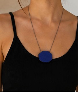 Colgante Geodesic, azul