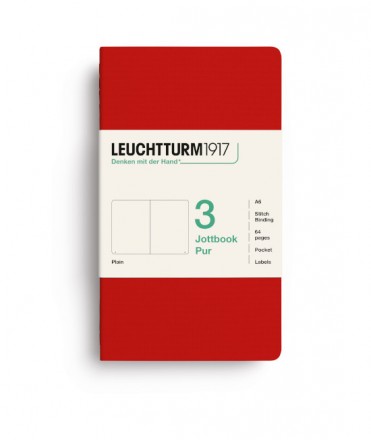 Jottbook A6 Llis Cherry - Set de 3
