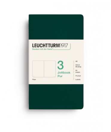 Jottbook A6 Llis Forest Green - Set de 3