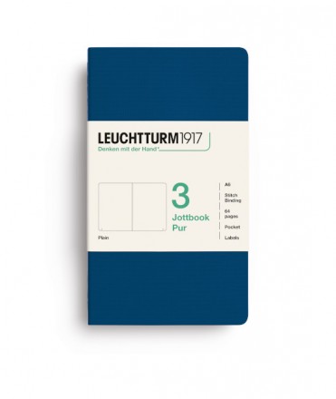 Jootbook A6 Liso Indigo - Set de 3