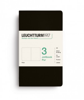 Jottbook A6 Liso nNegro - Set de 3