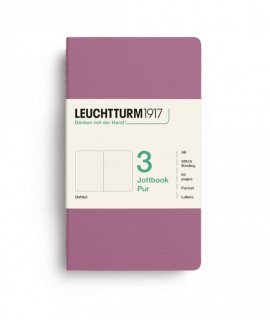 Jottbook A6 Dusty Rose - Set de 3. Dot Grid