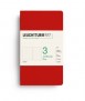 Jottbook A6 Cherry. Dot Grid - Set de 3