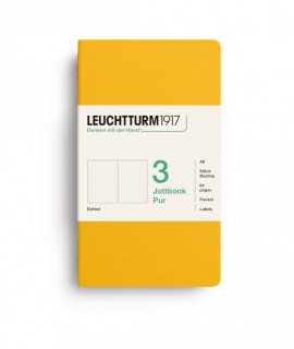 Jottbook A6 Sunflower. Dot Grid - Set de 3