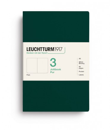 Jottbook A5 Forest Green - Set de 3