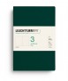 Jottbook A5 Forest Green. Dot Grid - Set de 3