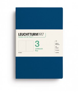 Jottbook A5 Indigo. Dot Grid - Set de 3