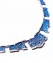 Collar Intenzza Blau Elèctric