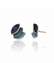 Pendientes Smile Azul Pequeños