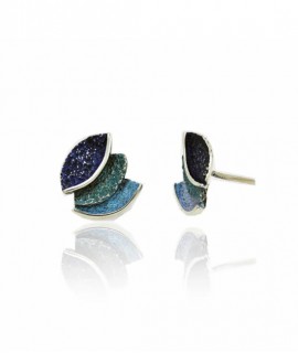 Pendientes Smile Azul Pequeños