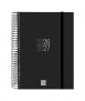 Agenda Finocam espiral SVH curs 2026-2027. Color negre 