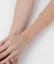Pulsera dorada Eclat