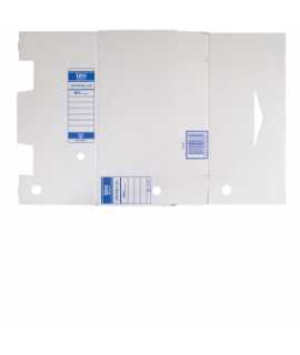 Caja de archivo definitivo Definiclas. Tamaño: 43x31,6x11,6 cm. Color blanco