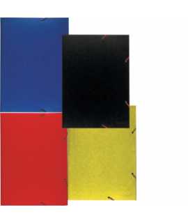 Drawing folder, with erasers. Size: 46x33 cm. Red